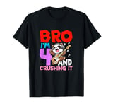 Bro I'm 4 And Crushing It T-Shirt