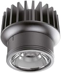 Dynamic, Indbygningslampe, 10W, LED, 1250 lumen/3000 kelvin, aluminium, metal, Ø65xH59mm