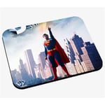 Tapis de souris Vieille affiche de film superman 35th anniversary rétro