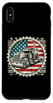 iPhone XS Max Semi-Trailer Trucker Big Rig American Flag Truck Driver Case