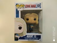 MARVEL,CIVIL WAR,AGENT 13,131,pop,funko,neuf,captain america