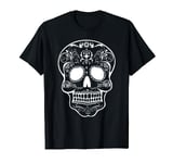 Sugar Skull Black and White Day of the Dead T-Shirt