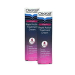 Clearasil Ultra Rapid Action Treatment Cream 25ml Pack of 2 REDUCED TO CLEAR