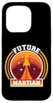 iPhone 15 Pro Mars Planet Future Martian Retro Vintage Oldschool Case