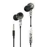 Music Sound | ÉCOUTEURS Fantasy Intra-Auriculaires | Écouteurs Intra-Auriculaires avec Fil et Microphone Intégré – Connecteur Jack 3.5 mm - Câble Anti-enchevêtrement de 1,2 m – Motif Graffiti