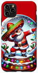 iPhone 11 Pro Max Mexican Santa Claus Dabbing Christmas Sombrero Cholo Case