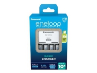 Panasonic eneloop Basic BQ-CC51 - Batteriladdare - plastfri - (för 4xAA/AAA) 4 x AAA - NiMH - 800 mAh (Europlug)