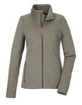 G.I.G.A. DX Femmes Veste polaire tricotée/veste polaire GS 100 WMN KNTFLC JCKT, light olive, 50, 41658-000