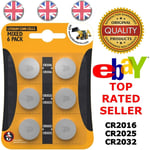 JCB 2032 Battery CR2032 CR2016 CR2025 3v Lithium Coin Cell Button Batteries