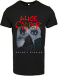 Urban Classics Alice Cooper Detroit Stories T-shirt (black,XS)