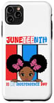 Coque pour iPhone 11 Pro Max Le 16 juin, c'est le jour de mon indépendance, Little Miss Black Queen