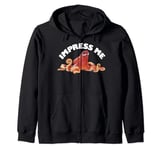 Disney Pixar Finding Dory Hank Impress Me Portrait Zip Hoodie