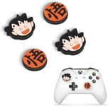 Thumbsticks Pour Ps4 Controller Et Pour Ps5 Controller,Cute Anime Thème Silicone Joystick Grips Caps Accessoire Pour Xbox Series X/S, Xbox One, Switch Pro Manette,4 Pcs-Anime Superman