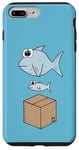 iPhone 7 Plus/8 Plus Big Fish Little Fish Cardboard Box, Dad Dancing Dancer Funny Case