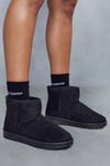 Faux Fur Lined Mini Ankle Boots