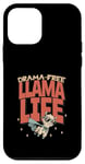 Coque pour iPhone 12 mini Drama Free Llama Life Present T-shirt humoristique