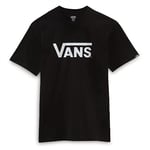 Vans Men's Classic Vans Drop V T-Shirt, Black-white, XS