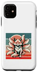 Coque pour iPhone 11 Fox neuf queues kitsune mythique stylisé énergie mystique