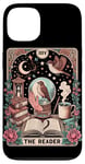 Coque pour iPhone 13 The Reader Tarot Card Funny Bird Lover Lecteur de livre