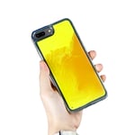 Liquid Neon Sand skal till iPhone 7 Plus & iPhone 8 Plus - Orange