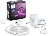 Philips Hue Lightstrip Plus v4 [2 m] White and Colour Ambiance Smart LED Kit and