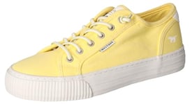 MUSTANG Femme 1420-304 Basket, Jaune, 39 EU