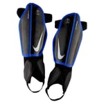 NIKE NK PRTGA Flex GRD Protège-Tibias Mixte, Noir/Bleu/Argent (Black/Racer Blue/Metallic Silver), L