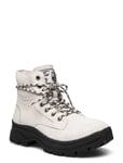 Womens Bobs Broadies - Rockin Gal Shoes Boots Ankle Boots Laced Boots White Skechers