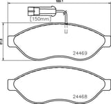 Bromsbelägg Brembo - Fiat - Ducato. Peugeot - Boxer. Citroen - Jumper