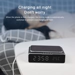 Multi-Function Desktop Alarm Clock Clock Wireless Charger BT Headset Charg Part