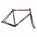 All-City Gorilla Monsoon Bicycle Cycle Bike Frameset Purple / Black