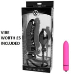 Renegade Inflatable Dildo 6 to 7.5 Inch Hand Pump Realistic Sex Toy Dildo + VIBE