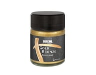 Kreul 99462 - Peinture aux pigments métalliques Or Bronze 50 ml, pour des effets bronze brillants, opaque et résistant à la lumière, pour bois, carton, pierre, céramique etc.