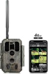 Cellular 4G Lte Caméra De Chasse 32Mp 1296P Avec Carte Sd 32 Go, Vision Nocturne Et 0,1 S Détection De Mouvement, 120° Grand Angle Ip66 Étanche Pour Animaux Sauvages, Maison[CAM09949]