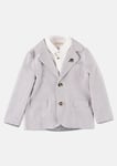 Angel & Rocket Boys Finley Grey Smart Blazer Cotton - Size 5Y