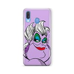 ERT GROUP Original Disney Villains TPU Case for Samsung Galaxy A40, Liquid Silicone Cover, Flexible and Slim, Protective for Screen, Shockproof and Anti-Scratch Phone Case Purple