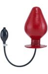 Mr B Inflatable Latex Plug Vortex Red XL