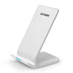 30W trådlös laddningsstativplatta för iPhone 14 13 12 11 Pro X Xs Max Xr Samsung S21 S20 Qi snabbladdningsdockningsstation telefonhållare [GGL] White