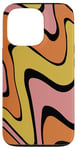 Coque pour iPhone 13 Pro Superbe abstrait jaune, orange et rose