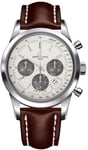 Breitling Watch Transocean Chronograph Leather Tang Type