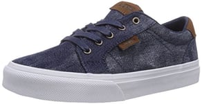 Vans Bishop, Unisex Kids' Low-Top Sneakers, Blue ((Denim) Blue/Dachshund), 3 UK (35 EU)