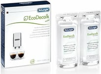 Delonghi EcoDecalk Mini 2 x 100ml Descaler (Pack of 1)-White