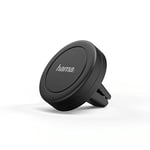 Hama Support universel voiture "Magnet Vent" (pour tous les smartphones et tablettes, fente aération, poids de 36 g) Noir