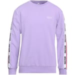 Moschino Mens Taped Sleeve Purple Sweatshirt material_cotton - Size Small