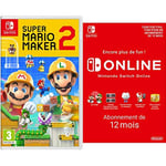 Super Mario Maker 2 [Nintendo Switch] + Switch Online 12 Mois [Download Code]