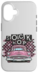 Coque pour iPhone 16 Chaussette de voiture vintage Hop