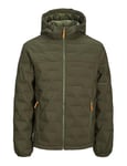 JACK & JONES Men's Jcosonic Light Jacket Sn Quilted, Forest Night, S