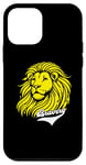 Coque pour iPhone 12 mini Lion jaune Bravery Lion inspirant mignon