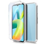 Cool 3D Silicone Case for Xiaomi Redmi A1 / A2 (Transparent Front + Back)