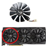 Ventilateur de remplacement de carte de fouling pour Asus,GeForce,RTX2060,2060S,2070,ROG,STRIX,OC,T129215SH,T129215SL, - Type left fan